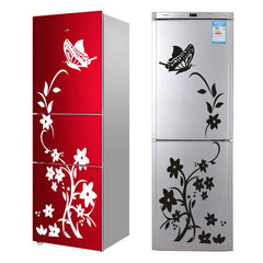 Creative Refrigerator Black Sticker