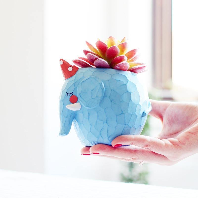 Cartoon Animal Succulent Planter Elephant | Sage & Sill