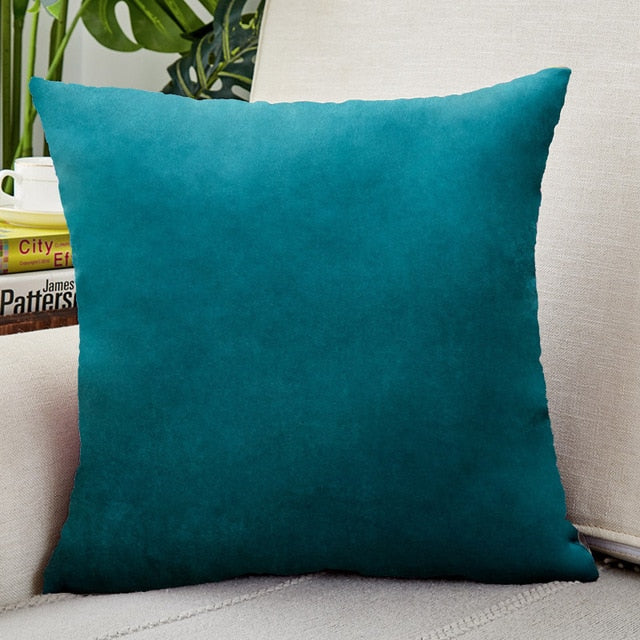 Cushion Cover Velvet Decoration Pillows For Sofa