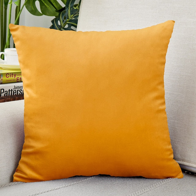 Cushion Cover Velvet Decoration Pillows For Sofa