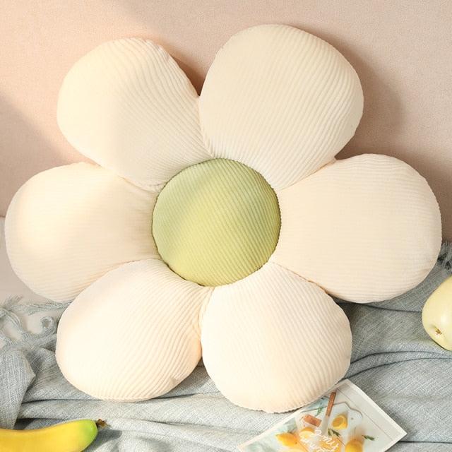 Stuffed Six Petal Flower Cushion Girly Room Decor