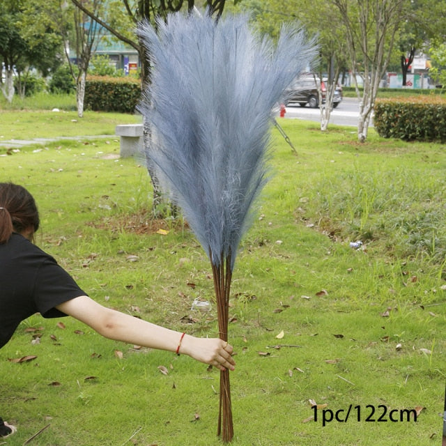 Artificial Pampas Grass Branch Flower