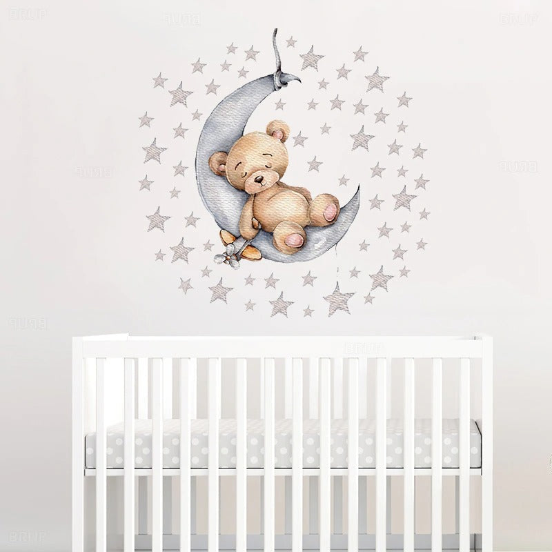 Baby Blue, Bear Wall sticker